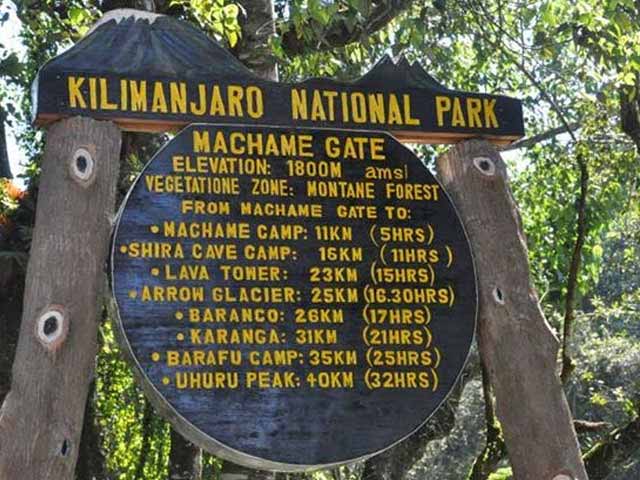 7 Days Machame Route